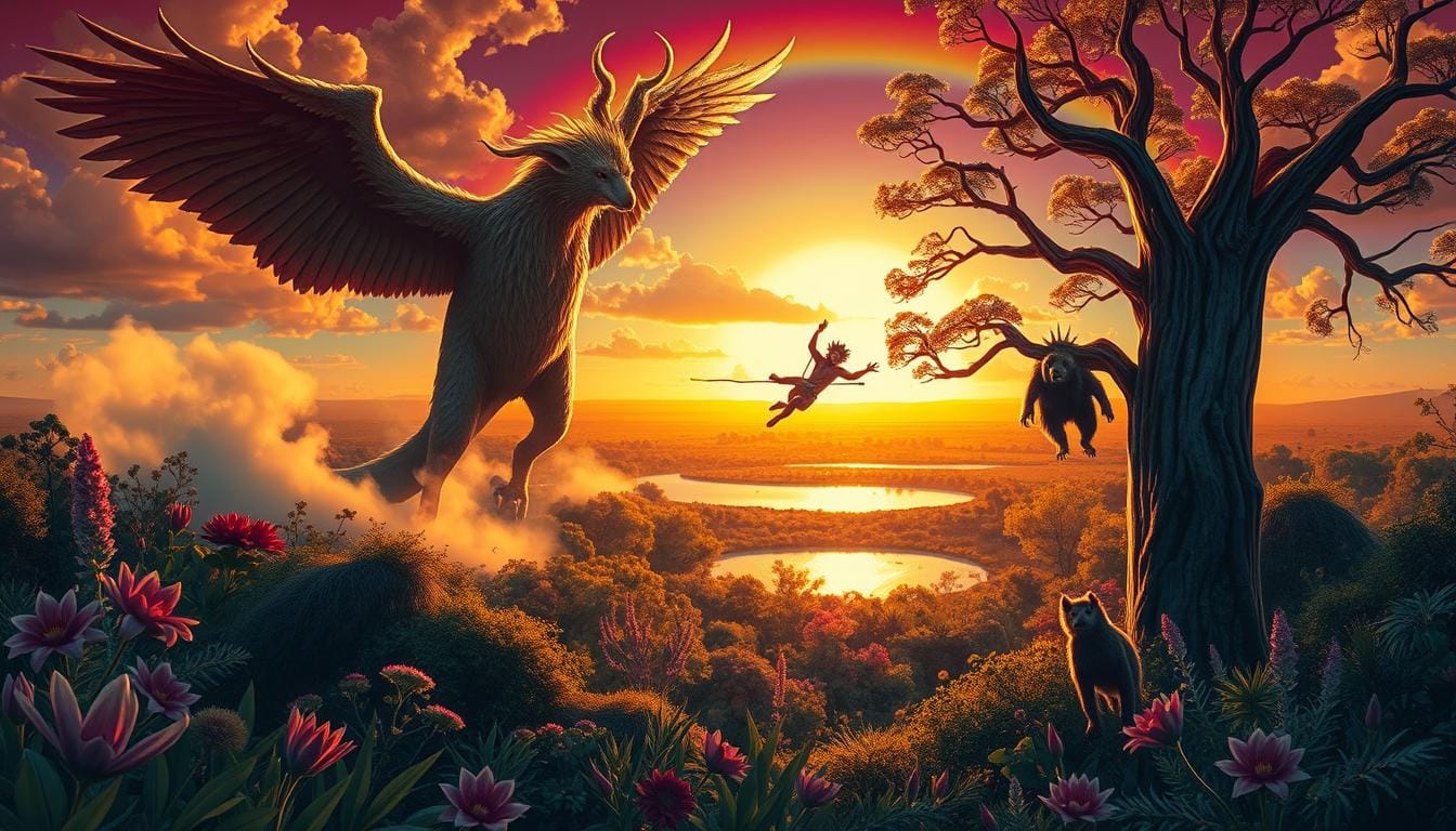 Australian Mythological Gods and Creatures
